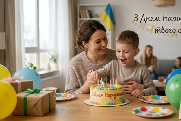 З днем народження твого сина: щирі та живі привітання