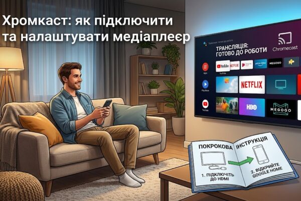 Хромкаст: як підключити та налаштувати медіаплеєр