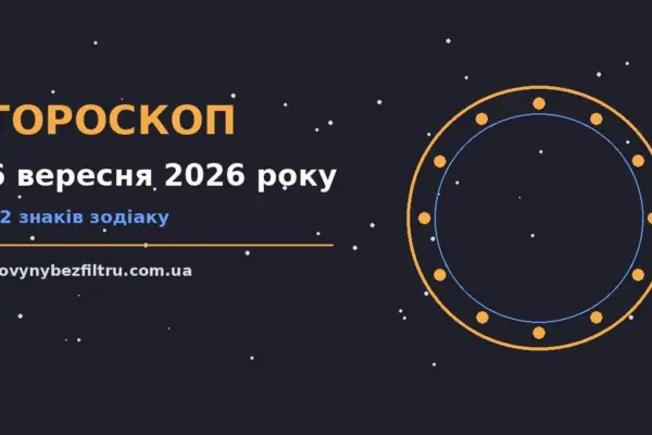 Гороскоп на 6 вересня 2026 року: ритм дня для 12 знаків для роботи, дому й кохання